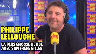 La plus grosse bêtise de Philippe Lellouche avec son frère Gilles 😱 humour interview cinema [upl. by Senior]