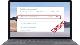 How To Fix How To Fix Wi Fi Doesn’t Have A Valid IP Configuration Error In Windows [upl. by Yona]