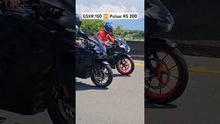 SUZUKI GSXR 150 🆚 PULSAR RS 200 🔥 gsxr150 rs200pulsar [upl. by Arnuad163]