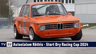 MOTOR TV22 Die BMW 2002 beim Vorarlberger Dry Racing Cup im Drivingcamp Röthis 2024 [upl. by Anasiul]