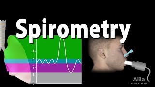 Spirometry Lung Volumes amp Capacities Restrictive amp Obstructive Diseases Animation [upl. by Trish]