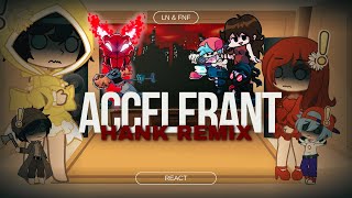 LN amp FNF React  FNF Hank Accelerant Remix  FNF Mod [upl. by Fonsie845]