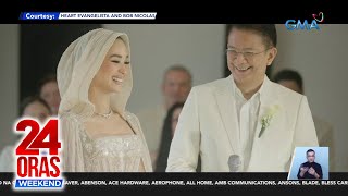 Sweet moments sa video ng renewal of vows nina Heart Evangelista at Sen Chiz  24 Oras Weekend [upl. by Laresa]