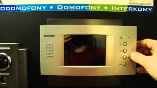 Wideodomofon Commax CDV50AM kamera DRC4CHC videodomofon [upl. by Lower]