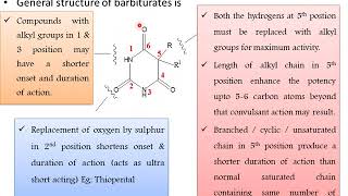 Hypnotics and Sedatives medicinal chemistry1 focus on barbiturates amp benzodiazepines [upl. by Parfitt]