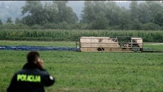 Slovenyada sıcak hava balonu kazası [upl. by Ladin826]