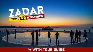 Things To Do In ZADAR Croatia Incl Sea Organ amp Best Beaches [upl. by Eelac]