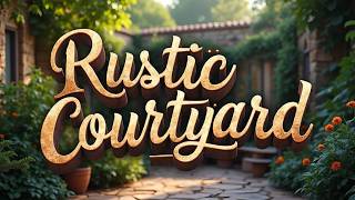 Rustic Courtyard Design Elements  Enhance Your Outdoor Space [upl. by Aron603]