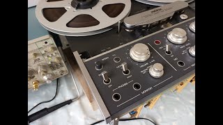 Darklab PE3035M reel to reel tape on a Revox B77  evaluation [upl. by Suhpoelc613]