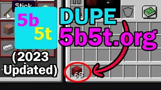 How to Dupe duplicate Items On 5b5t [upl. by Nnyleve]