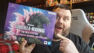 Sh Monster Arts Godzilla X Kong New Empire Evolved Godzilla Action Figure Unboxing amp Review [upl. by Teirtza]