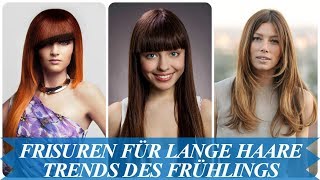 Schöne frisuren für lange haare Trends des Frühlings 2018 [upl. by Adnovad]