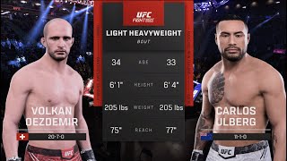 UFC Macau Oezdemir vs Ulberg UFC 5 Simulation [upl. by Yzzik416]