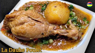 Recette La Daube Poulet Facile en Kreol 🇲🇺  Rostone [upl. by Atilek126]