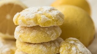 Lemon Gooey Butter Cookies  A New American Cookie Classic Recipe [upl. by Bartko]