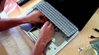 Replacing Keyboard DIY Tutorial  HP Pavilion DV5 series [upl. by Alik574]