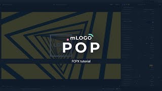 mLogo POP  FCPX Tutorial [upl. by Cindra]