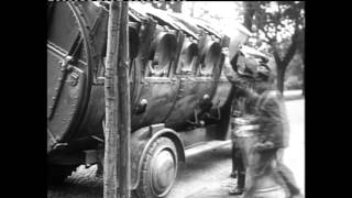 Stummfilm Hamburg und seine Müllabfuhr 1928 [upl. by Elletnuahc]