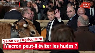 Salon de lagriculture  Macron peutil éviter les huées [upl. by Ivgnout]