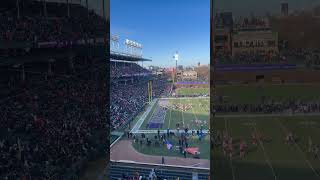 Illinois Vs Northwestern Football At Wrigley Field [upl. by Zerat442]