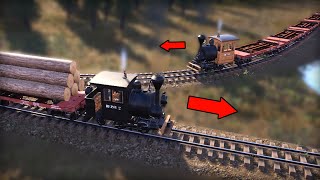 Running Multiple Trains with No Drivers to Fully Stock the Sawmill in Railroads Online [upl. by Hogarth]