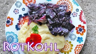 Rotkohl zubereiten  Rezept geschmort in Olivenöl  The Krauts [upl. by Oira]