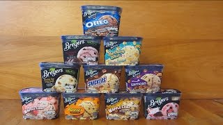 Breyers Ice Cream  10 Wonderful Flavors at a Glance [upl. by Ruhtra]