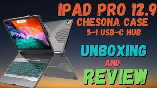 CHESONA iPad Pro 129  11 inch  51 USBC HUB UNBOXING AND REVIEW [upl. by Andreas955]