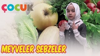 Meyveler Sebzeler Klibi  Eğitici Çocuk Klibi 🥝🍇🍓🍊🥕 [upl. by Georgia]