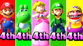 Mario Party Superstars  All Characters Losing Animations [upl. by Annahsed]