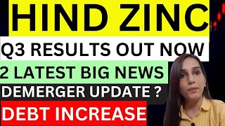 Hindustan zinc Q3 results analysis  Hindustan zinc news today  dividend  Hindustan zinc demerger [upl. by Nowed750]