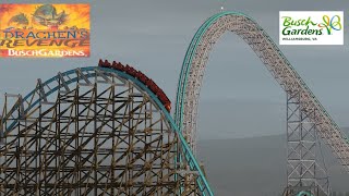 DRACHEN’S REVENGE  Busch Gardens Williamsburg 2025 RMC Hyper Hybrid Coaster Concept [upl. by Ethel]