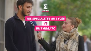 Tes spé au lycée vs BUT GEA  BUT TC [upl. by Grover]