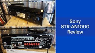 Sony STRAN1000 72 Channel 8K AV Receiver [upl. by Ahsiema]