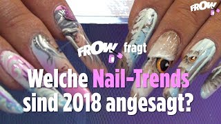 NailArt Trends 2018  So müssen eure Nägel dieses Jahr aussehen [upl. by Anivad670]