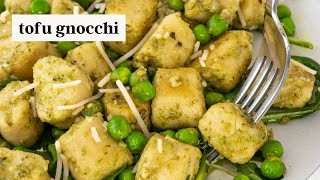 3Ingredient TOFU GNOCCHI  Vegan amp GlutenFree [upl. by Nomled]