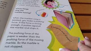 Pushes and Pulls by Anna Claybourne  partial read aloud [upl. by Cnahc289]