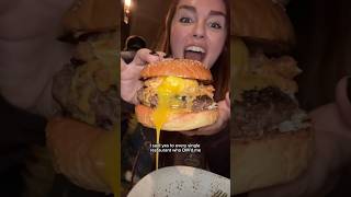 For one week I said yes to every single restaurant who DM’d me foodie shorts nycfood burger [upl. by Aliuqat]