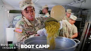 How Army Cooks Are Trained To Feed 800 Soldiers In The Field  Boot Camp  Insider Business [upl. by Conti]