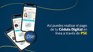 Así puedes realizar el pago de tu CédulaDigital en línea a través de PSE [upl. by Eirek483]