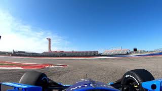 Visor Cam  Felix Rosenqvist at Circuit of The Americas [upl. by Ilyssa]