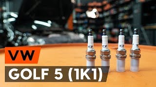 Så byter du tändstift på VW GOLF 5 1K1 AUTODOCLEKTION [upl. by Shalom]