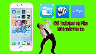 Cách cài trollstore và Filza bằng Esign mới nhất  không cần JB [upl. by Adnawat]