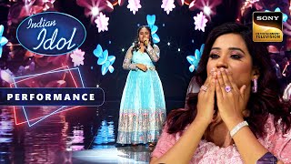 Indian Idol S14  quotMera Dil Yeh Pukare Aajaquot पर Ananya ने दिया एक बेहतरीन Performance  Performance [upl. by Eilahs]