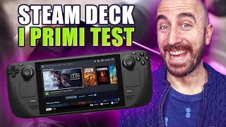 Steam Deck è INCREDIBILE i primi test della console Valve [upl. by Ardis]