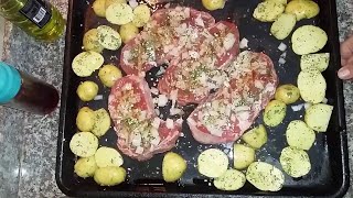 Delicioso🥩👩🏽‍🍳🔸OJO de Bife al Horno Como Hacer OJO de Bife al HornoOJO de Bife al Horno RECETAS [upl. by Akinajnat829]