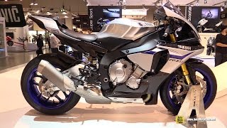 2015 Yamaha YZFR1 M  Walkaround  Debut at 2014 EICMA Milan Motorcycle Exhibition [upl. by Vadnee568]