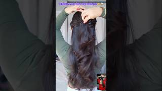 Lazy girl hairstyle hack ✨️😱 hairstyle virelhacks amazinghacks longhair easyhairstyle [upl. by Naelcm]