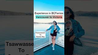 BC Ferries experience  Vancouver to Victoria in Ferry  British Columbia  LoveEatExplore [upl. by Collyer]