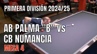 1ª J PRIMERA DIV  AB PALMA ¨B¨ vs CB NUMANCIA  M 4  T 202425 [upl. by Tnek]